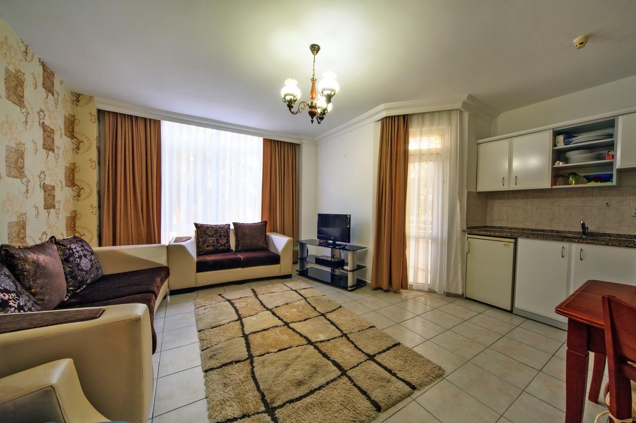 Kleopatra Aytur Apart Hotel アランヤ エクステリア 写真